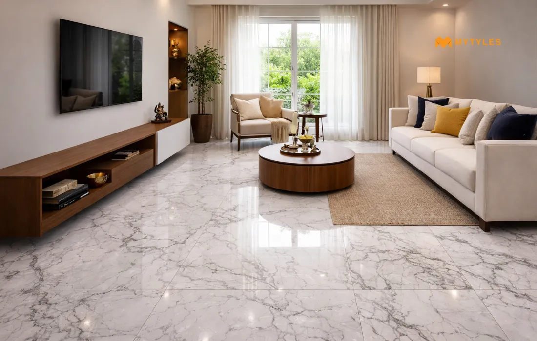 Vitrified Tile in Living Room (1)